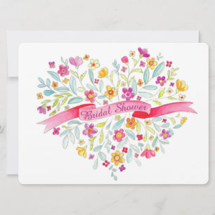 Blume Bouquet Art Brautparty laden ein Einladung