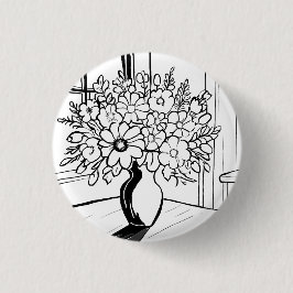 Blume Bouquet Button