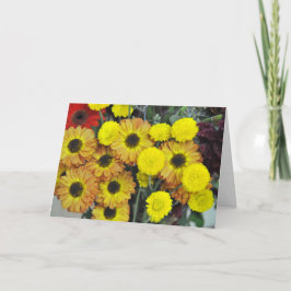 Blume Bouquet Dankeskarte