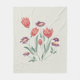 Blume Bouquet Delikate Blumenarrangements Fleecedecke