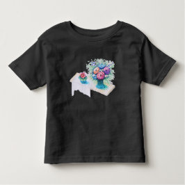Blume Bouquet farbenfroh und lebhaft. Kleinkind T-shirt