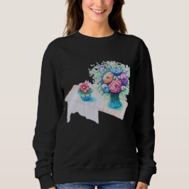 Blume Bouquet farbenfroh und lebhaft. Sweatshirt