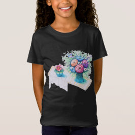 Blume Bouquet farbenfroh und lebhaft. T-Shirt