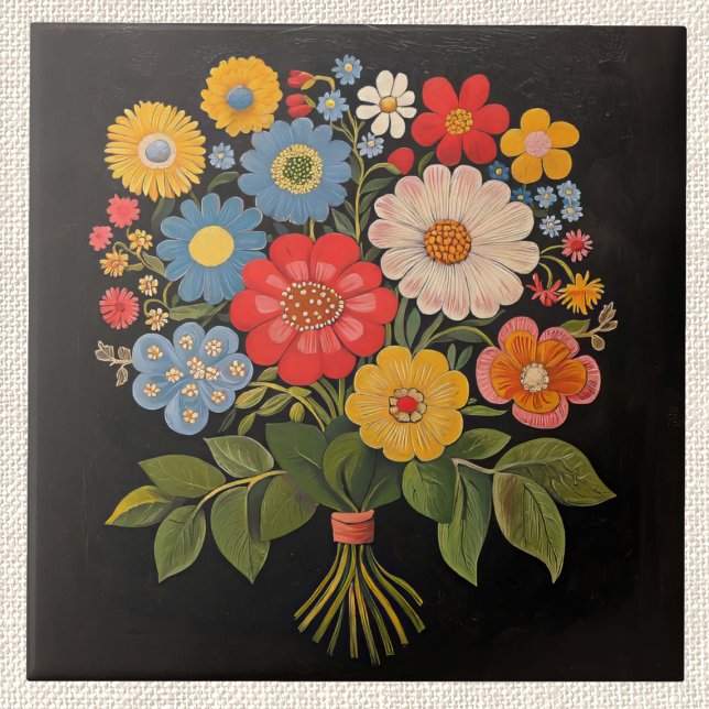 Blume Bouquet Fliese (Von Creator hochgeladen)