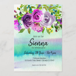 Blume-Bouquet für jede Anlässe Einladung