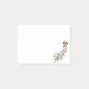 Blume Bouquet Giraffe Post it Notes Post-it Klebezettel