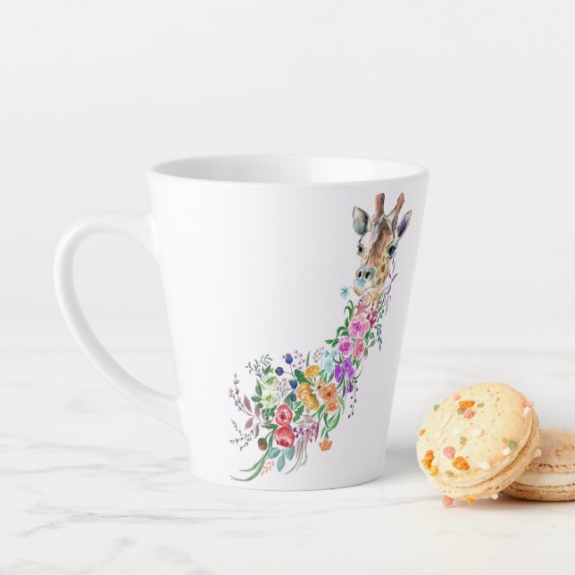 Blume Bouquet Giraffe  Tasse (Beispiel)