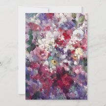 Blume Bouquet im Sommer in Wasserfarben