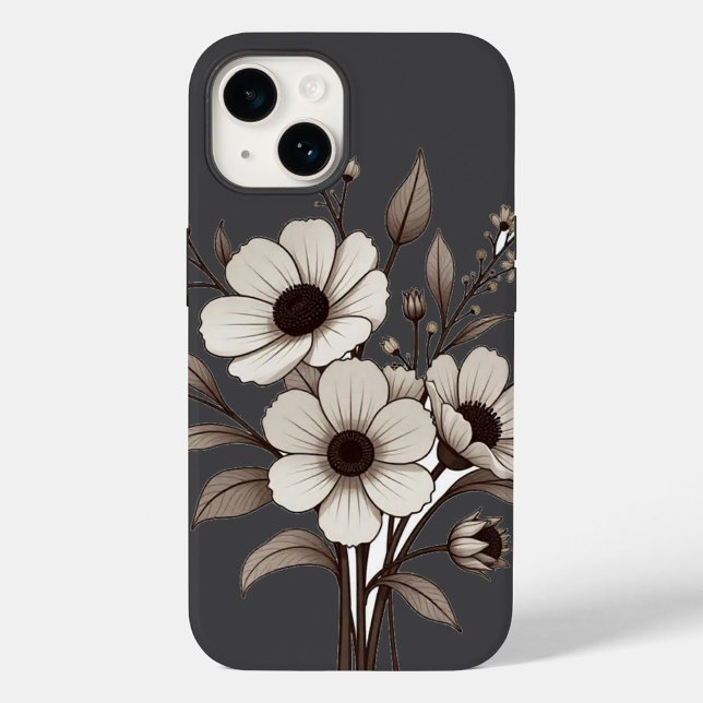 Blume Bouquet iPhone / iPad Gehäuse Case-Mate iPhone Hülle (Floral design illustration iPhone case!)