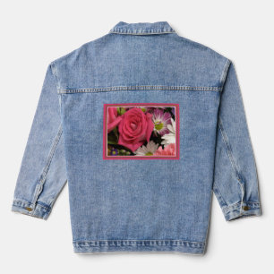 Blume Bouquet Jeansjacke