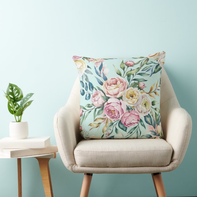 Blume Bouquet Kissen (Stuhl )