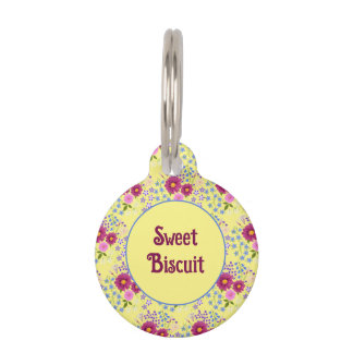 Blume Bouquet mit Dahlia Haustiermarke