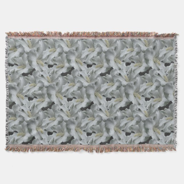 Blume Bouquet mit weißem Hibiskus Decke (Vorderseite)