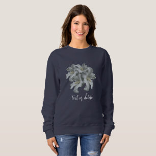 Blume Bouquet Personalisiert Sweatshirt