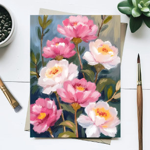 Blume Bouquet Postkarte