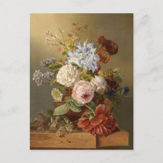 Blume Bouquet Postkarte