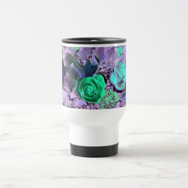 Blume Bouquet Reisebecher (Mittel)