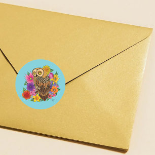 Blume Bouquet Runder Aufkleber
