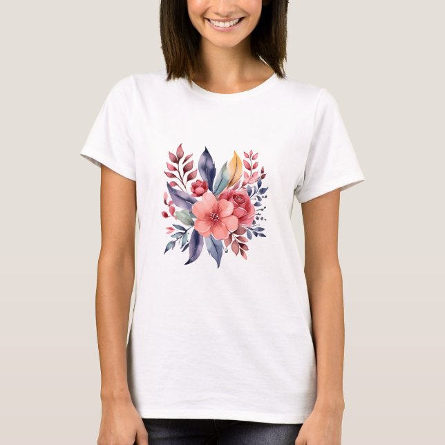 Blume Bouquet T - Shirt (Vorderseite)