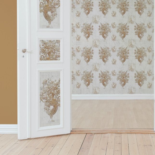 Blume Bouquet Vintages Gold Script Decoupage Seidenpapier (Von Creator hochgeladen)