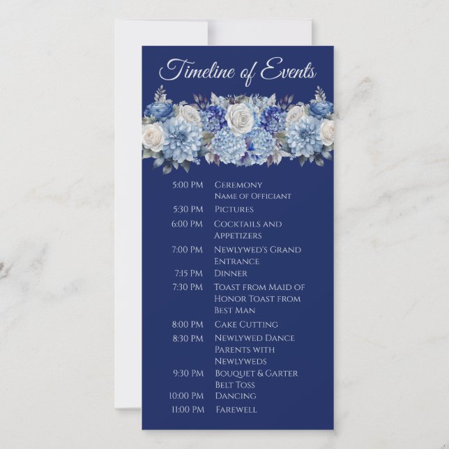 Blume Bouquet-Wedding: (Rückseite)