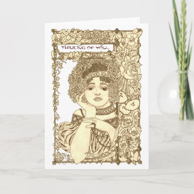 Blume Bower Karte (Vorderseite)