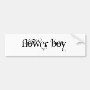 Blume Boy Autoaufkleber