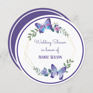 Blume Brautparty Einladung