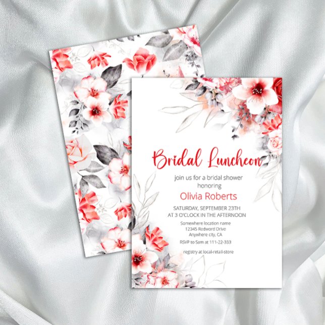 Blume Bridal Luncheon Einladung (Von Creator hochgeladen)