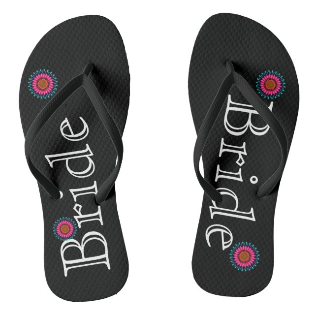 Blume Bride Flip Flops (Fußbett)