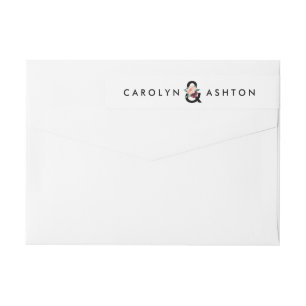 Blume Briefing Maroon Wedding Wrap rund um Label