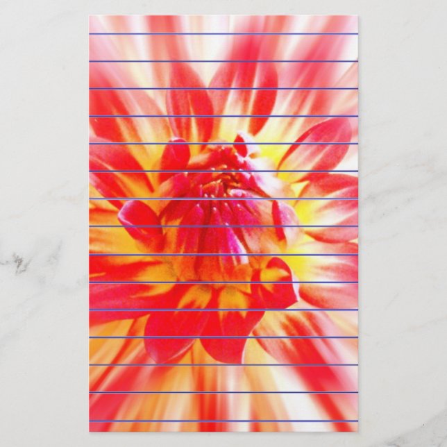 Blume Briefpapier (Vorderseite)