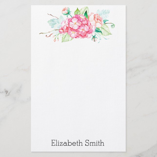 Blume Briefpapier (Vorderseite)