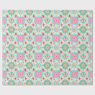 Blume bringen Farbe in Ihre Welt Geschenkpapier