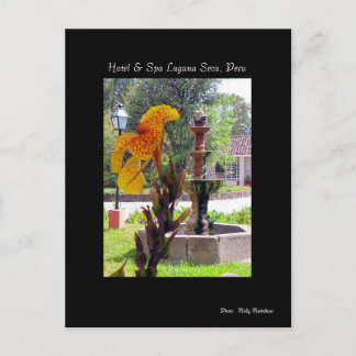 Blume & Brunnen, Hotel & Wellness-Center Laguna Se Postkarte
