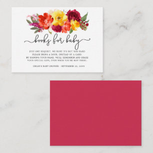 Blume buchen Kinderdusche anfordern Begleitkarte