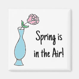 Blume Bud Vase Dekorative Zeichnend Magnet