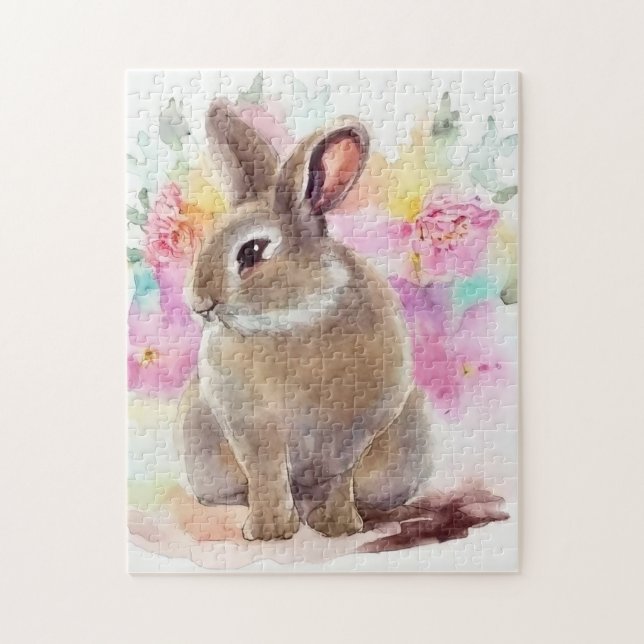 Blume Bunny Puzzle (Vertikal)