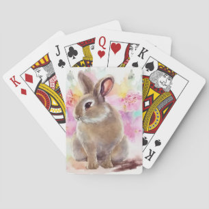 Blume Bunny Spielkarten