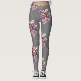 BLUME BUOQUET PINK LEGGINGS