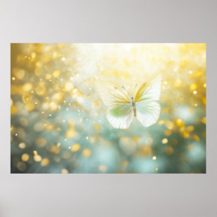 Blume Butterfly Nature Serene Tranquil Poster