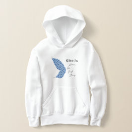Blume Butterfly She is Dream Liebe Lächeln stark Hoodie