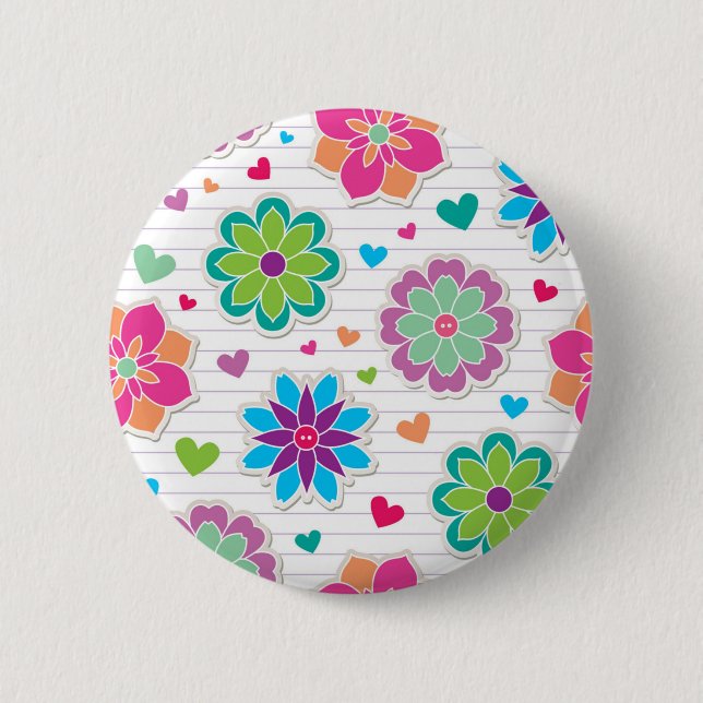Blume Button (Vorderseite)
