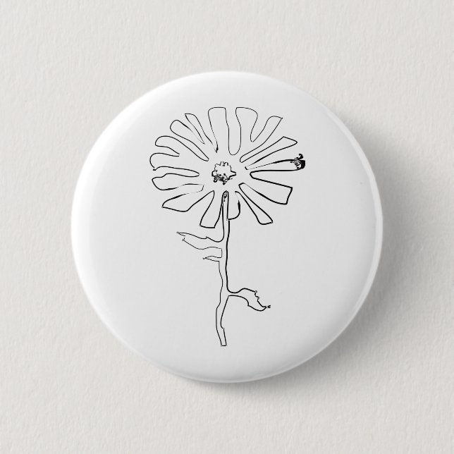 Blume Button (Vorderseite)