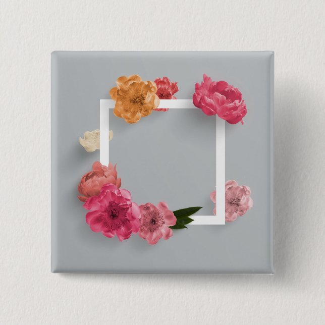 Blume Button (Vorderseite)