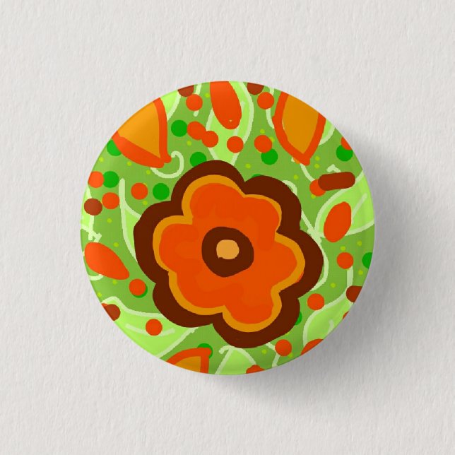 Blume Button (Vorderseite)