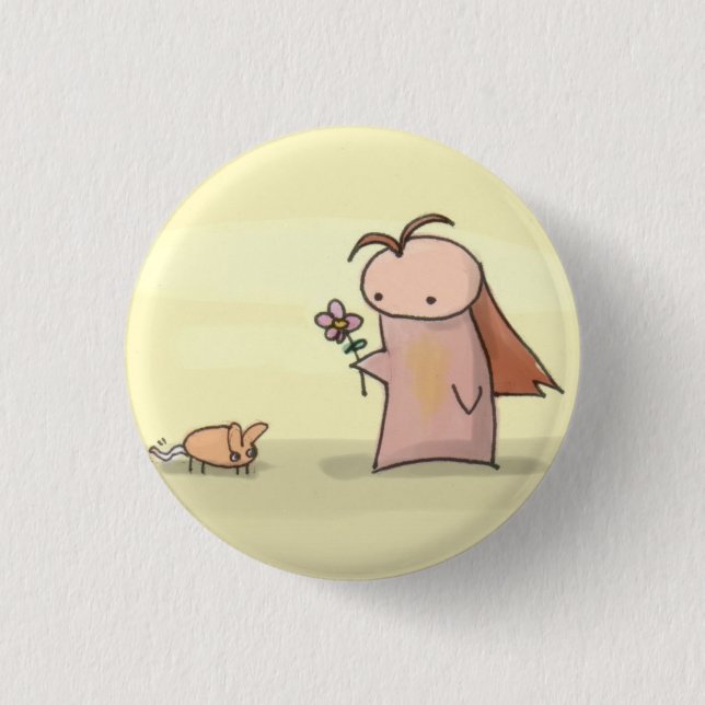 Blume Button (Vorderseite)