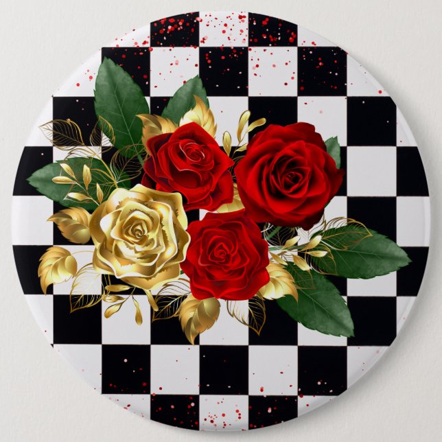 Blume Button (Vorderseite)