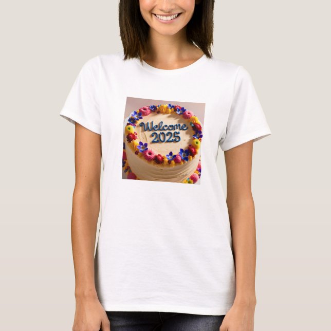 Blume Cake Welcome 2025 T-Shirt (Vorderseite)