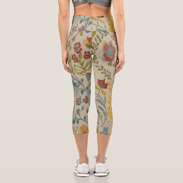 Blume Capri Leggings (Rückseite)